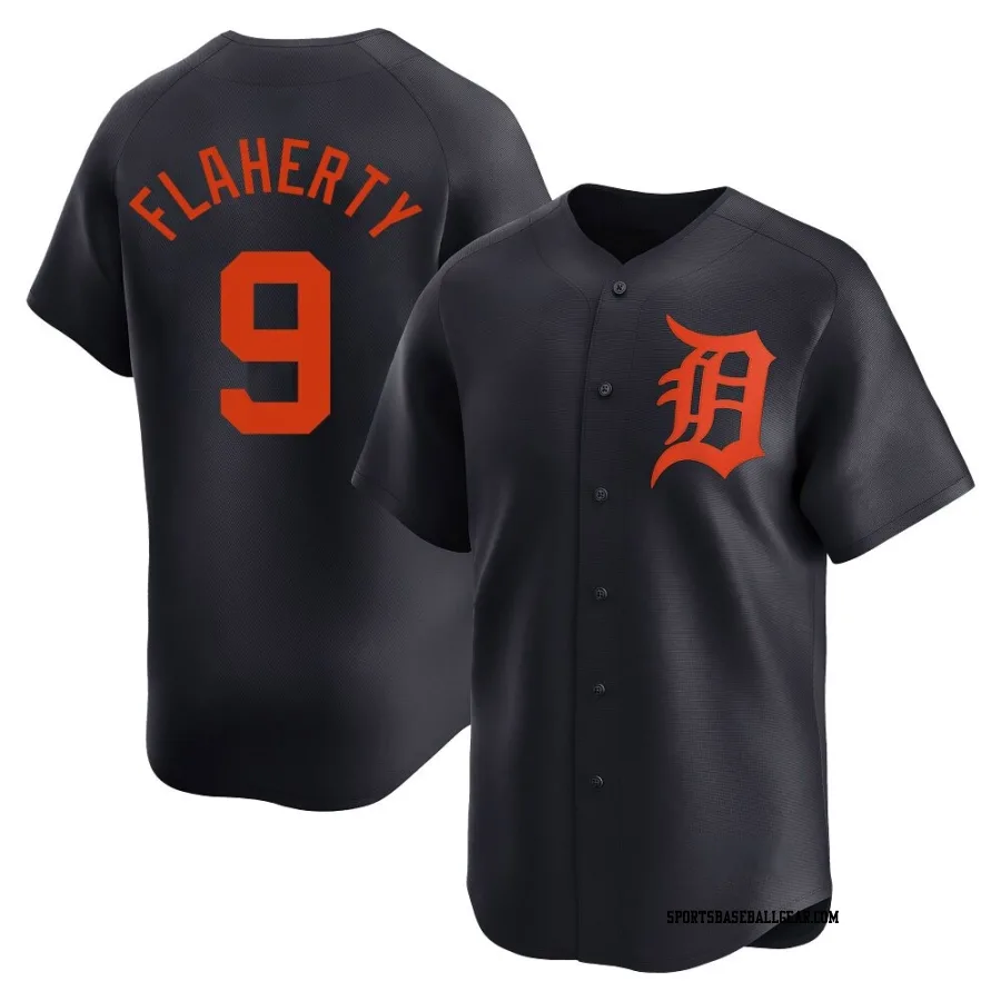 Jack Flaherty Men's Detroit Tigers Navy Limited Alternate Jersey