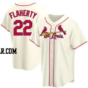Jack Flaherty Men's St. Louis Cardinals Cream Replica Alternate Jersey