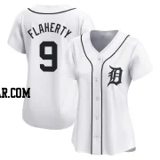 Jack Flaherty Women's Detroit Tigers White Limited Home Jersey
