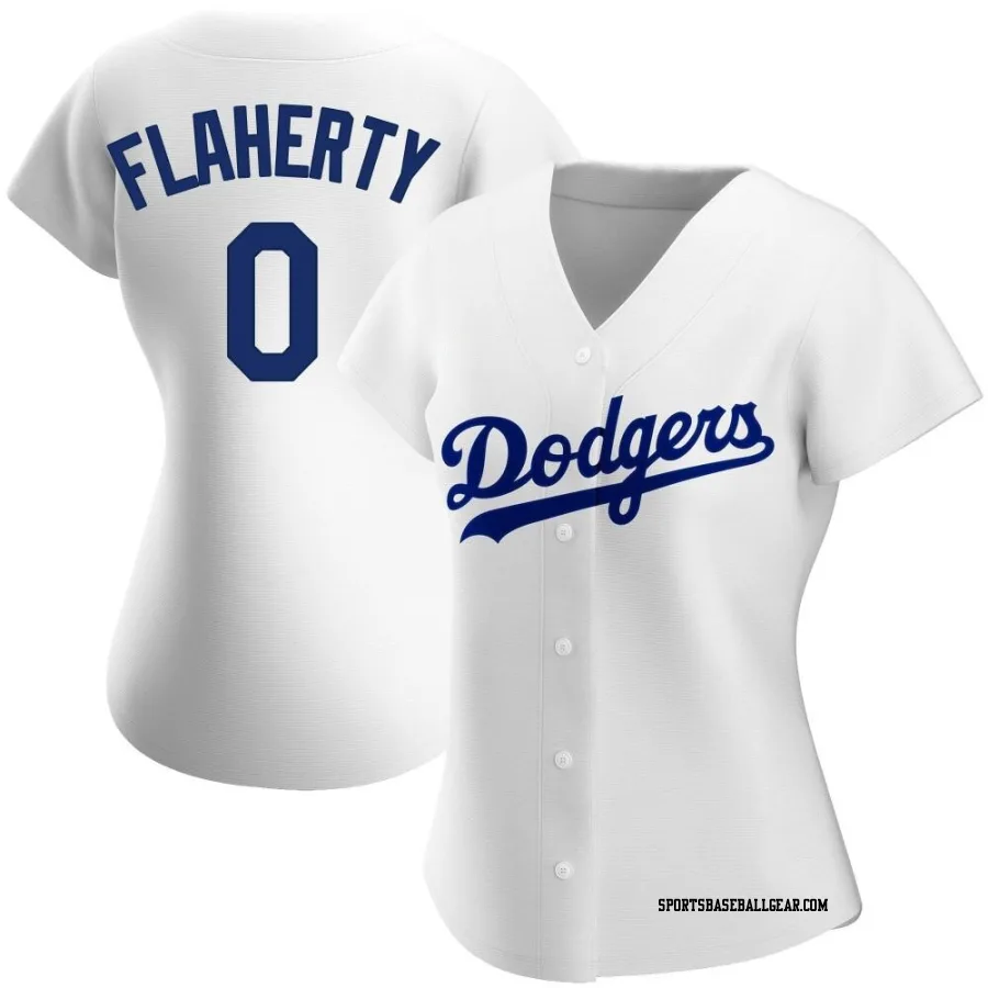Jack Flaherty Women's Los Angeles Dodgers White Replica Home Jersey