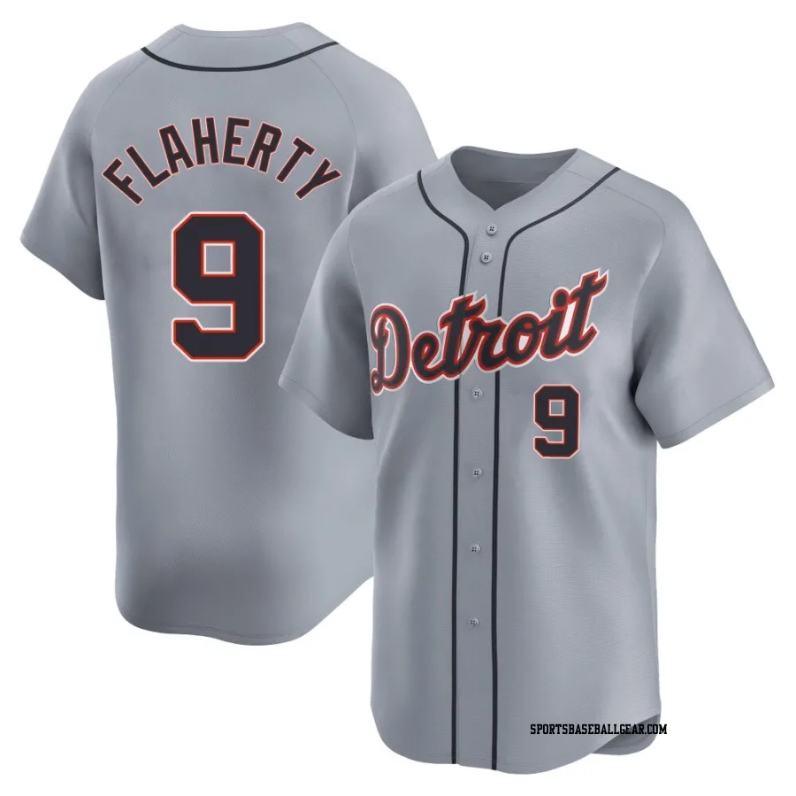 Jack Flaherty Youth Detroit Tigers Gray Limited Road Jersey