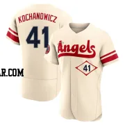 Jack Kochanowicz Men's Los Angeles Angels Cream Authentic 2022 City Connect Jersey