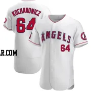 Jack Kochanowicz Men's Los Angeles Angels White Authentic Jersey