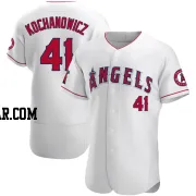 Jack Kochanowicz Men's Los Angeles Angels White Authentic Jersey