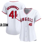 Jack Kochanowicz Women's Los Angeles Angels White Limited Home Jersey