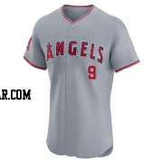 Jack Mayfield Men's Los Angeles Angels Gray Elite Road Jersey