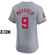 Jack Mayfield Men's Los Angeles Angels Gray Elite Road Jersey