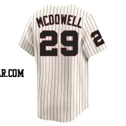 Jack Mcdowell Youth Chicago White Sox Cream Limited Throwback Cooperstown Jersey