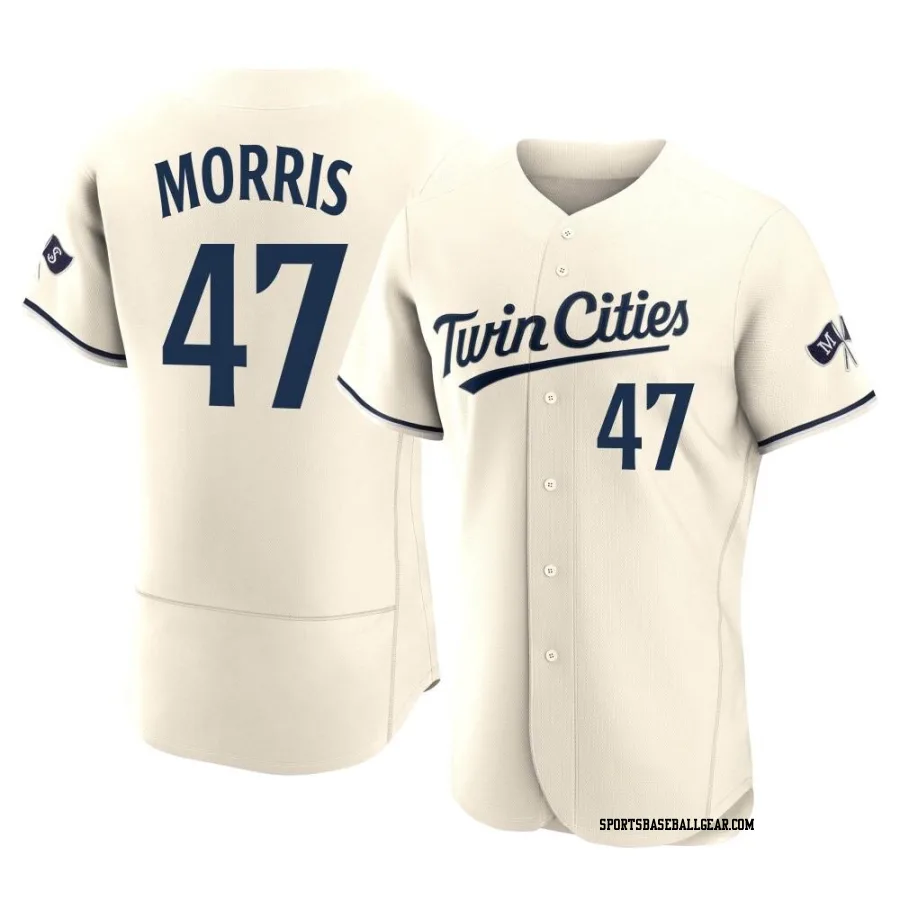 Jack Morris Men's Minnesota Twins Cream Authentic Alternate 2023 Jersey