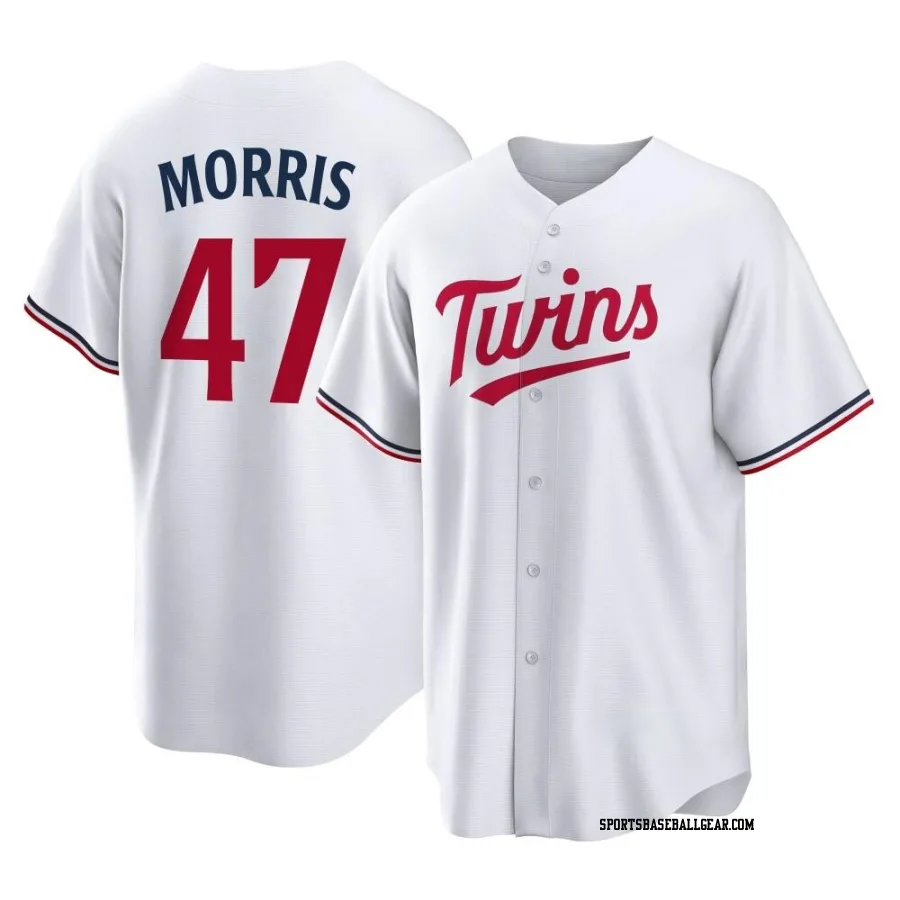 Jack Morris Youth Minnesota Twins White Replica Home Jersey