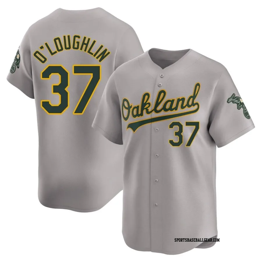 Jack O'Loughlin Youth Oakland Athletics Gray Limited Away Jersey