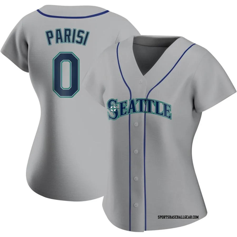 Jack Parisi Women's Seattle Mariners Gray Replica Road Jersey