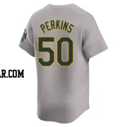 Jack Perkins Youth Oakland Athletics Gray Limited Away Jersey