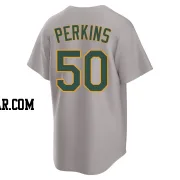 Jack Perkins Youth Oakland Athletics Gray Replica Away 2.0 Jersey