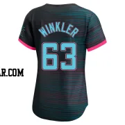 Jack Winkler Women's Miami Marlins Black Limited 2025 City Connect Jersey