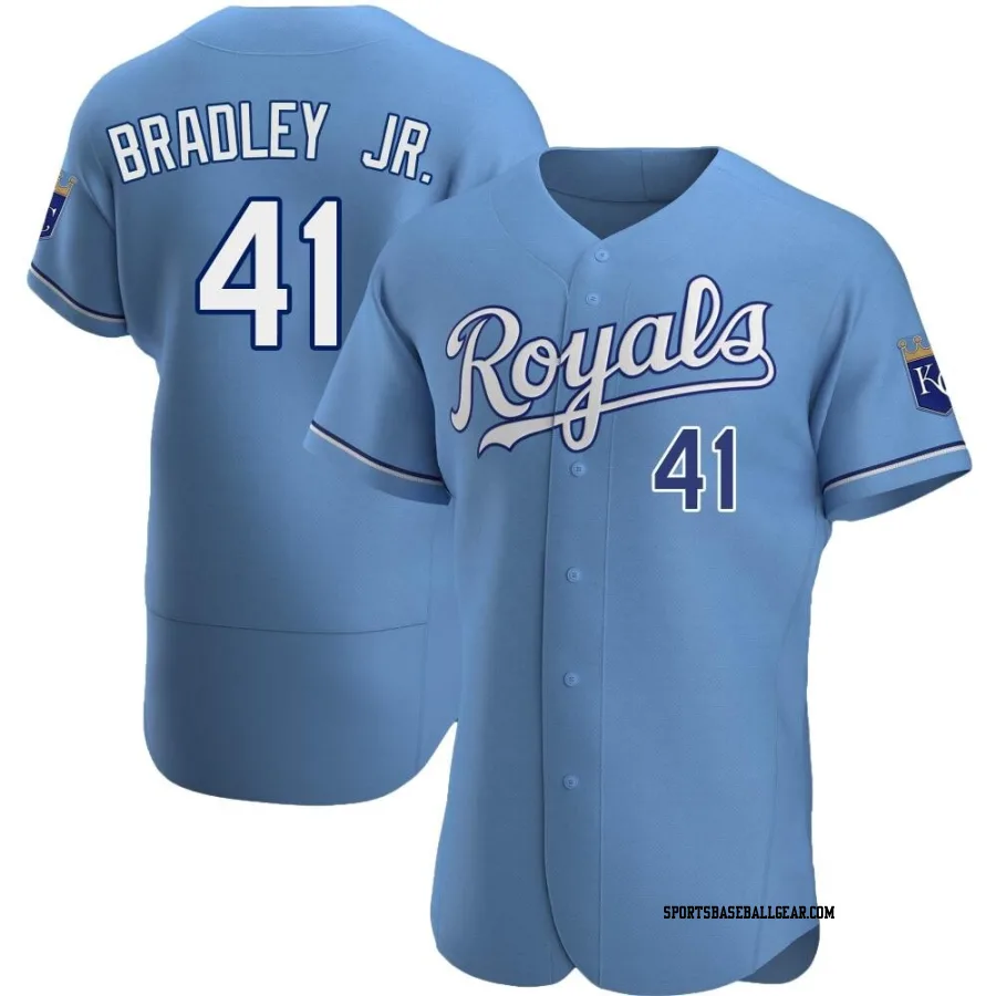 Jackie Bradley Jr. Men's Kansas City Royals Light Blue Authentic Alternate Jersey