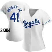 Jackie Bradley Jr. Women's Kansas City Royals White Authentic Home Jersey