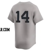 Jackson Castillo Men's New York Yankees Gray Limited Away 2nd Jersey