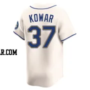 Jackson Kowar Youth Seattle Mariners Cream Limited Alternate Jersey