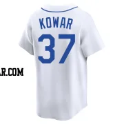 Jackson Kowar Youth Seattle Mariners White Limited Throwback Cooperstown Collection Jersey