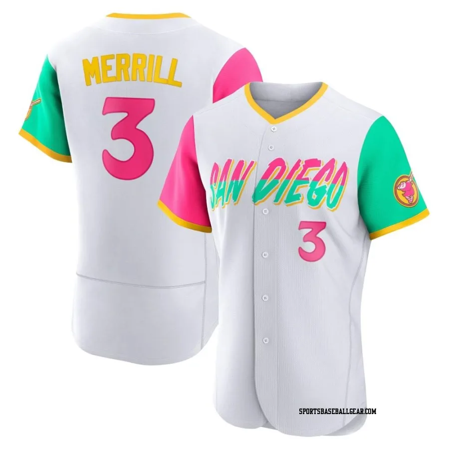 Jackson Merrill Men's San Diego Padres White Authentic 2022 City Connect Jersey