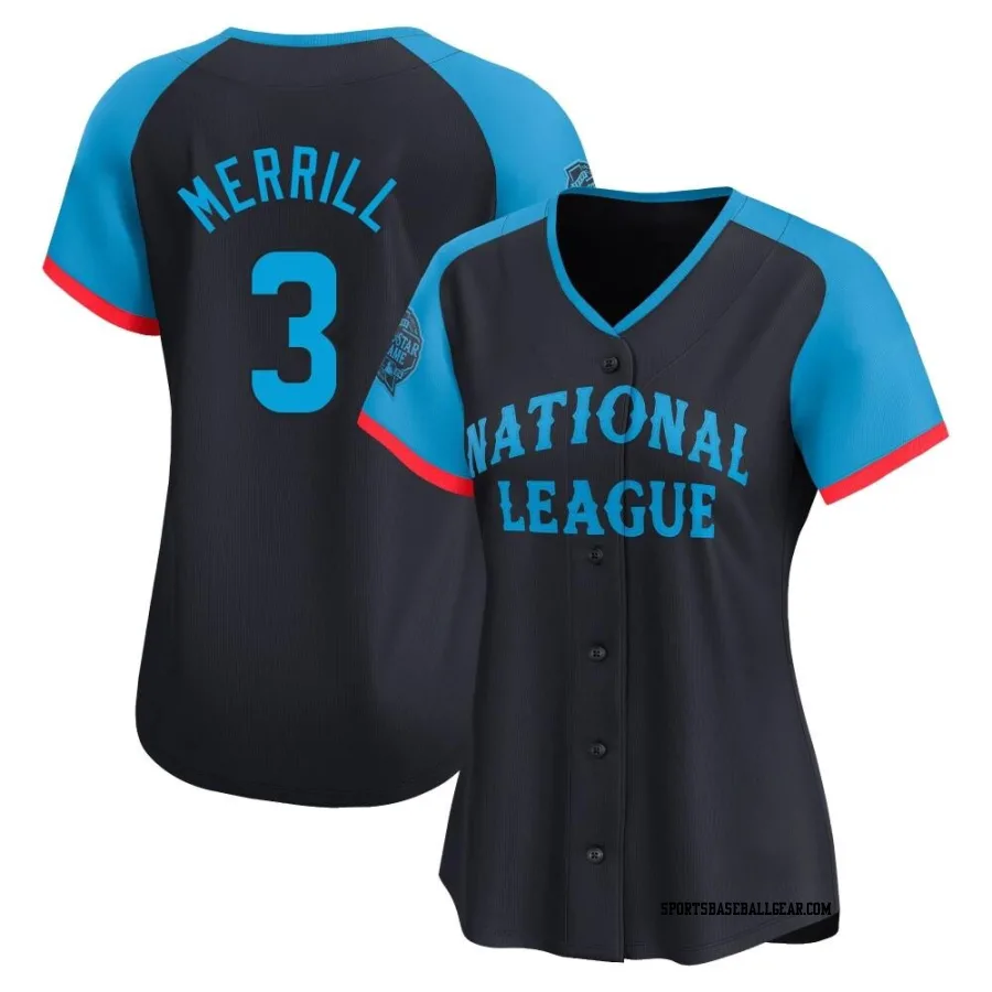 Jackson Merrill Women's San Diego Padres Navy Limited National League 2024 All-Star Game Jersey