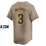 Jackson Merrill Youth San Diego Padres Limited Tan Alternate Jersey