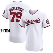 Jackson Rutledge Men's Washington Nationals White Elite Home Jersey