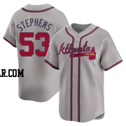 Jackson Stephens Youth Atlanta Braves Gray Limited Away Jersey