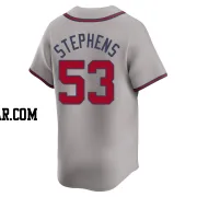 Jackson Stephens Youth Atlanta Braves Gray Limited Away Jersey