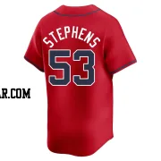 Jackson Stephens Youth Atlanta Braves Red Limited Alternate Jersey