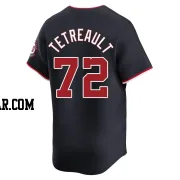 Jackson Tetreault Men's Washington Nationals Navy Limited Alternate Jersey