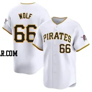 Jackson Wolf Men's Pittsburgh Pirates White Limited Home Jersey