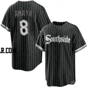 Jacob Amaya Men's Chicago White Sox Black Replica 2021 City Connect Jersey