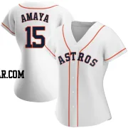 Jacob Amaya Women's Houston Astros White Replica Home Jersey