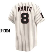 Jacob Amaya Youth Chicago White Sox Cream Limited Throwback Cooperstown Jersey