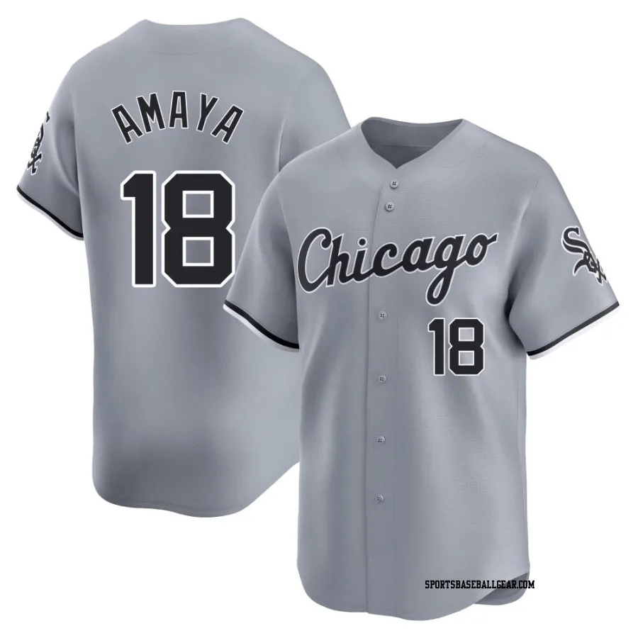 Jacob Amaya Youth Chicago White Sox Gray Limited Road Jersey