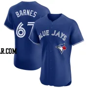 Jacob Barnes Men's Toronto Blue Jays Royal Elite Alternate Jersey