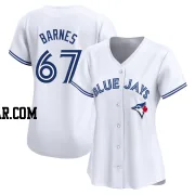 Jacob Barnes Women's Toronto Blue Jays White Limited Home Jersey