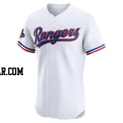 Jacob deGrom Men's Texas Rangers Gold Elite White 2024 Collection Jersey