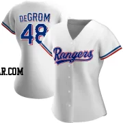 Jacob deGrom Women's Texas Rangers White Replica Home Jersey