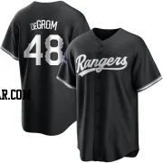 Jacob deGrom Youth Texas Rangers White Replica Black 2023 World Series Champions Jersey