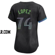 Jacob Lopez Women's Tampa Bay Rays Charcoal Limited 2024 City Connect Jersey
