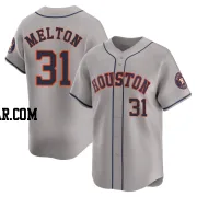 Jacob Melton Men's Houston Astros Gray Limited Away Jersey