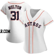 Jacob Melton Women's Houston Astros White Authentic Home Jersey