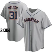 Jacob Melton Youth Houston Astros Gray Replica Road Jersey