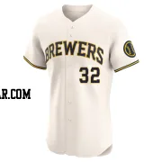 Jacob Misiorowski Men's Milwaukee Brewers Cream Elite Home Jersey