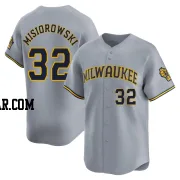 Jacob Misiorowski Youth Milwaukee Brewers Gray Limited Away Jersey