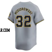 Jacob Misiorowski Youth Milwaukee Brewers Gray Limited Away Jersey