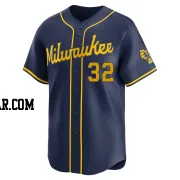 Jacob Misiorowski Youth Milwaukee Brewers Navy Limited Alternate Jersey
